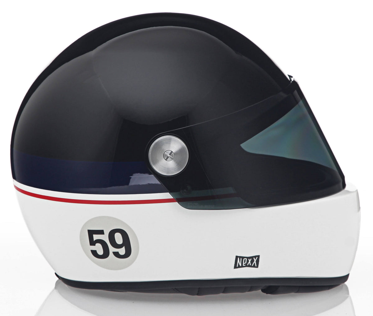 White Blue Helmet C8620