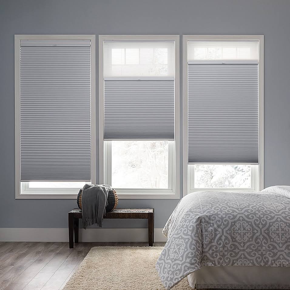 Cordless Day/Night Cellular Shade in Snow S302186
