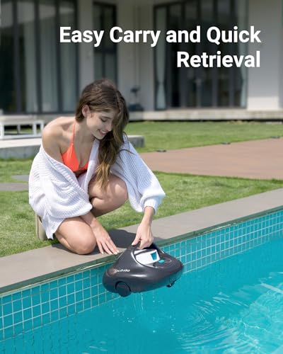 Cordless Robotic Pool Cleaner with 2.5H Fast Charge H9483