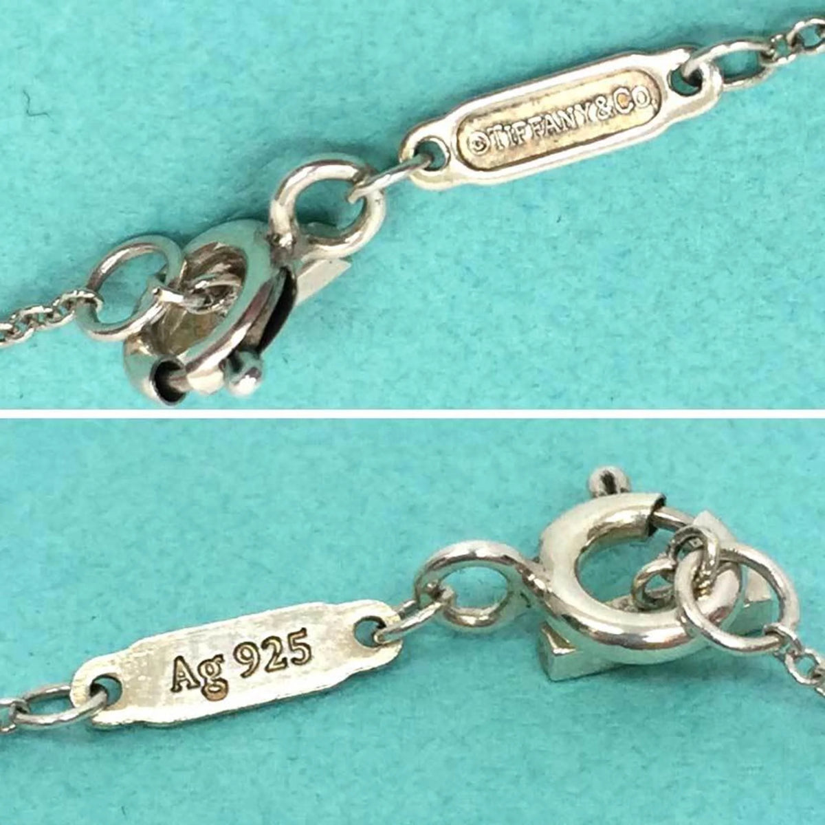 Tiffany T Smile Pendant Necklace AG925 Silver Q2940