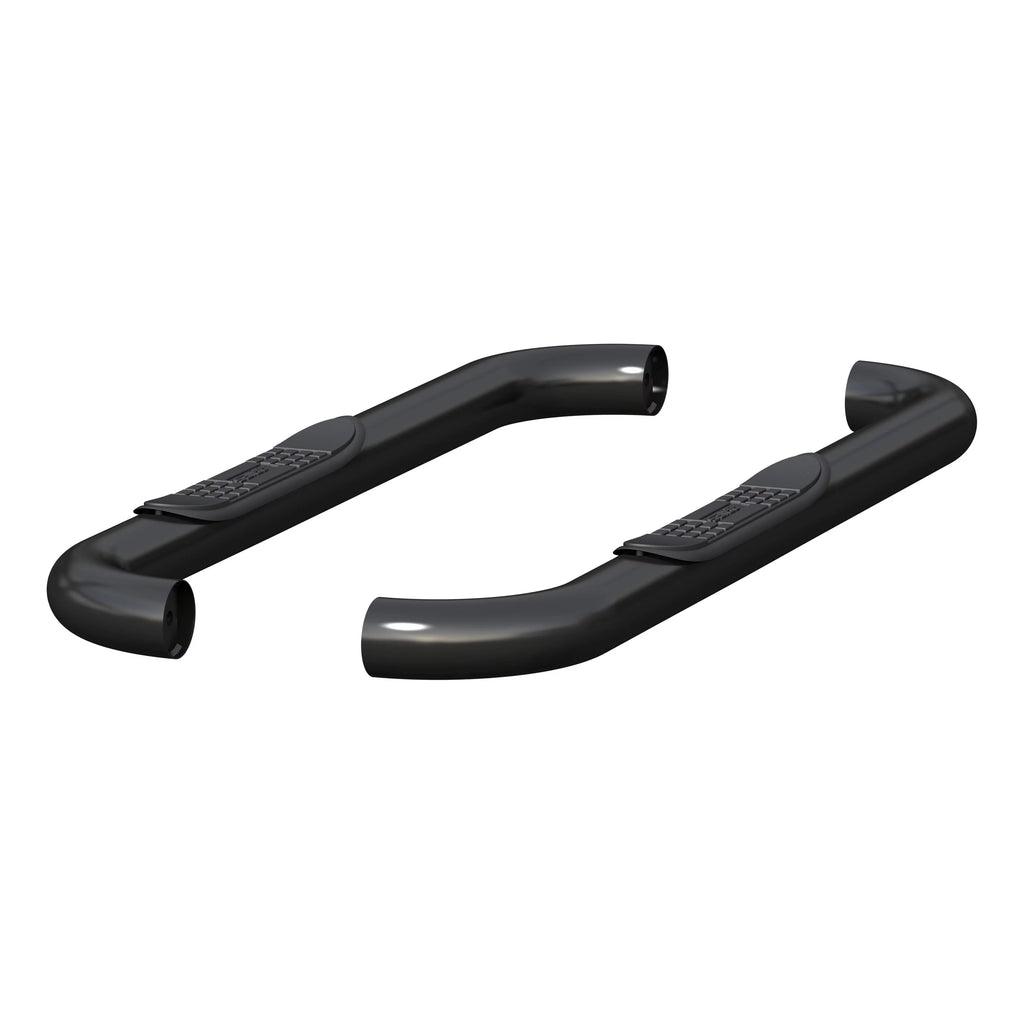 3-Inch Round Black Steel Nerf Bars A463