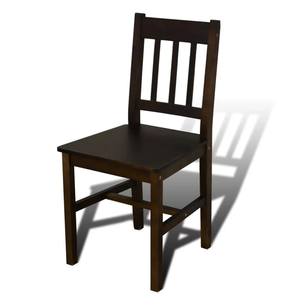 5 Piece Wooden Dining Set with 4 Chairs E153