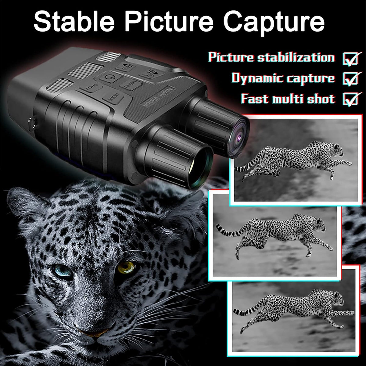 Night Vision Binoculars Digital Infrared with 32GB Memory Card P32063