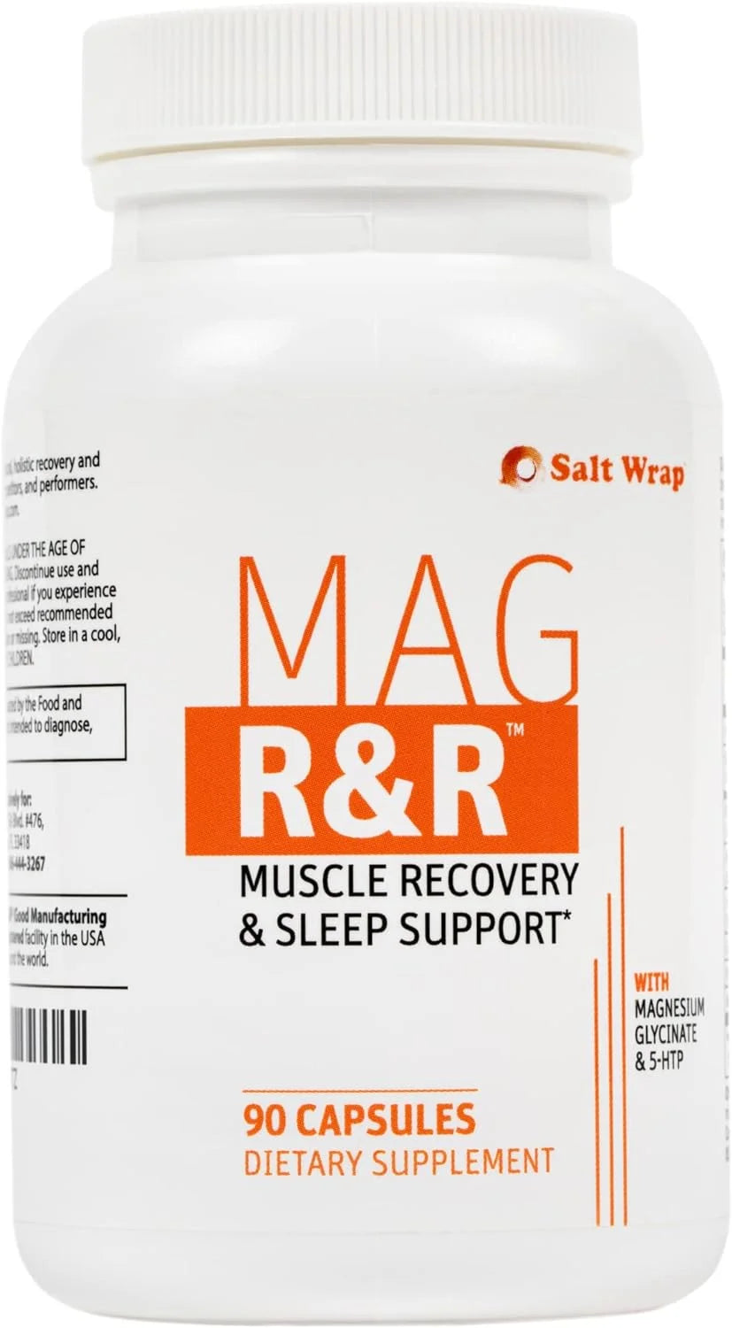 Natural Muscle Relaxation Supplement with Magnesium Glycinate, 90 Capsules U5852