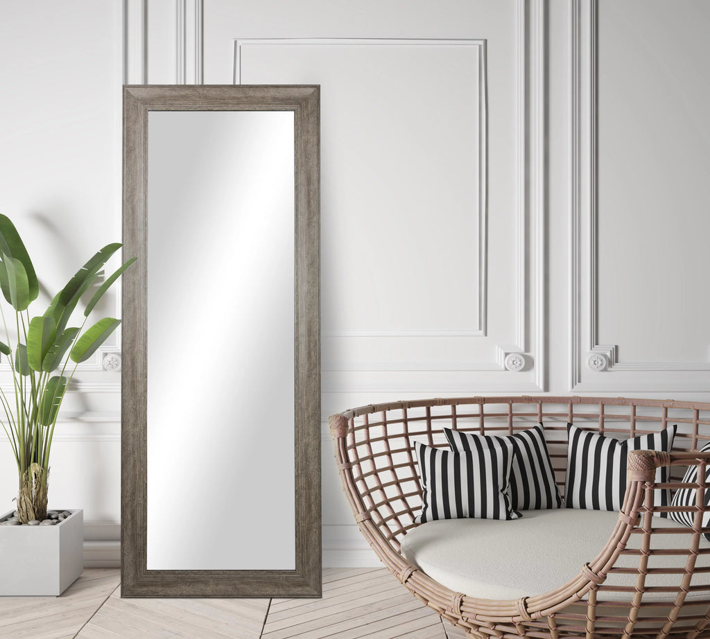 27 x 70 Rectangular Full Length Gray Mirror F98394