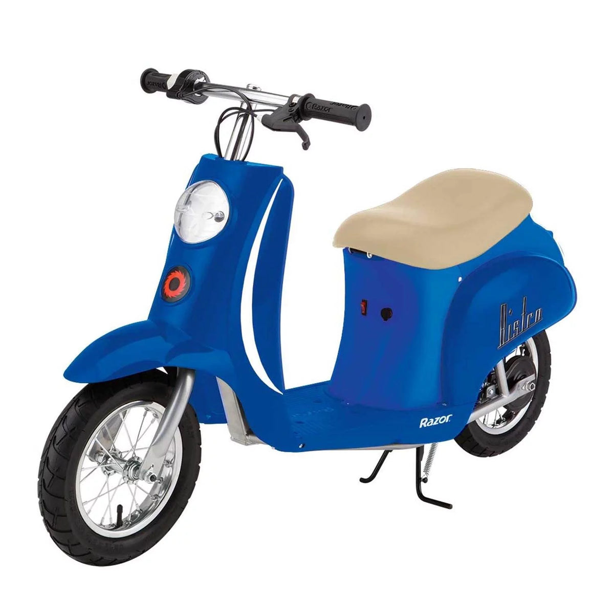 Blue & Red Electric Retro Scooters J104238