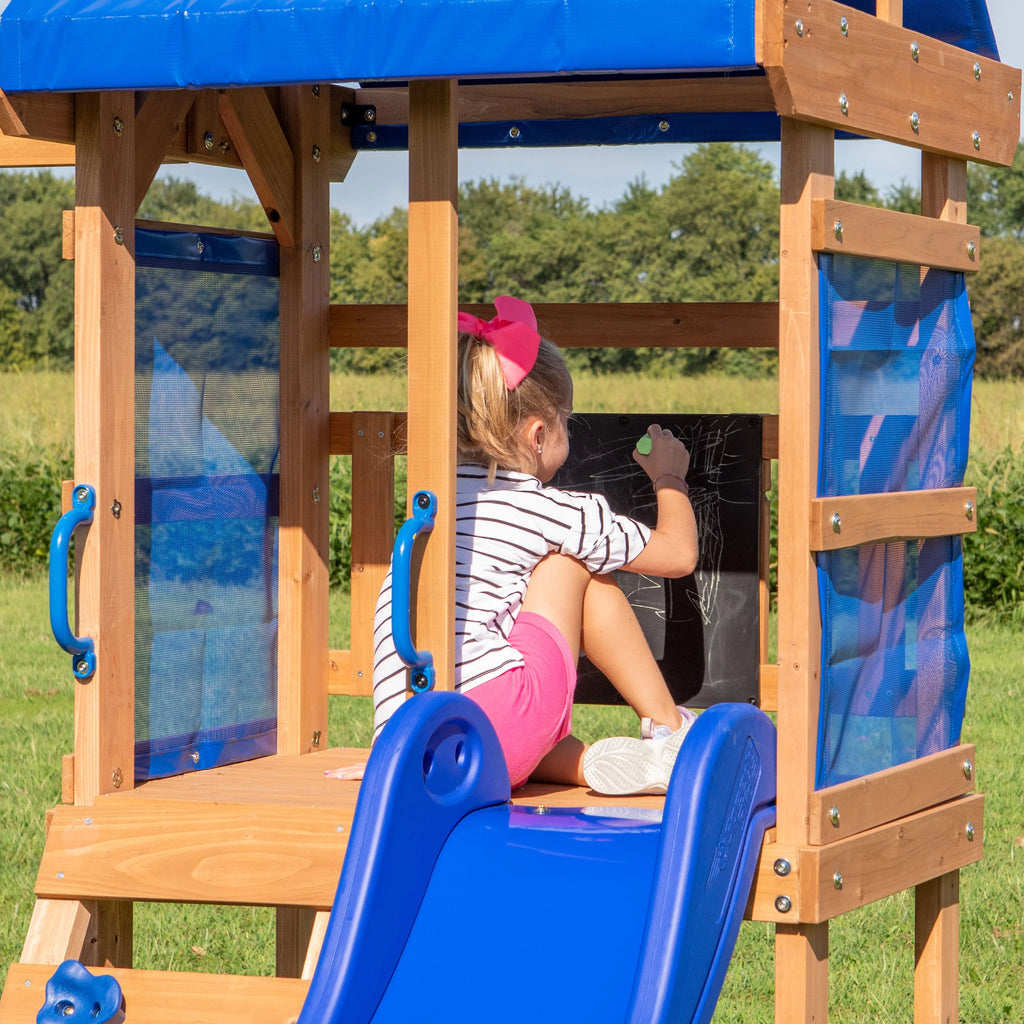 Wooden Cedar Swing Set A7581