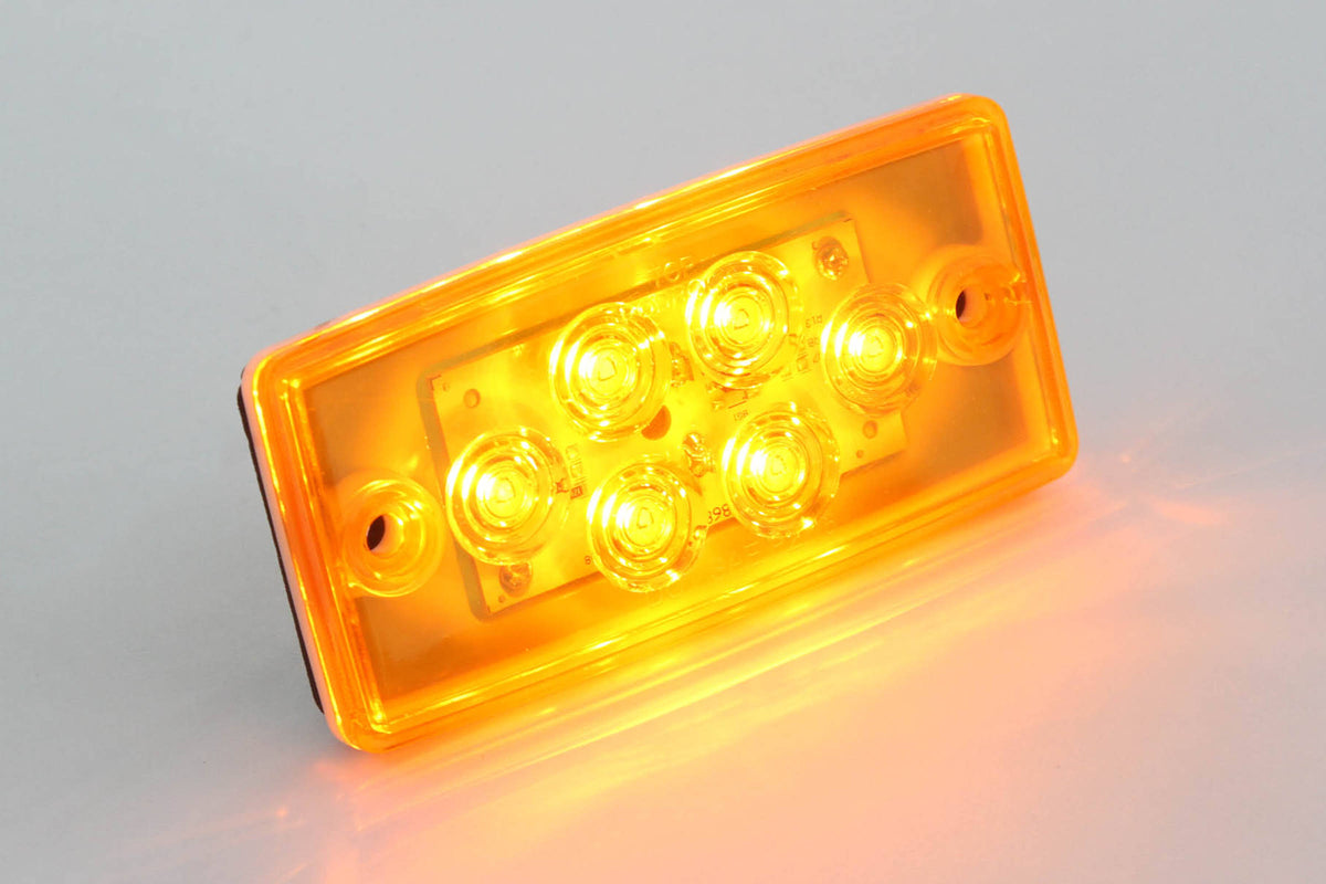 10 Sealed LED Amber Clearance Lights N92659