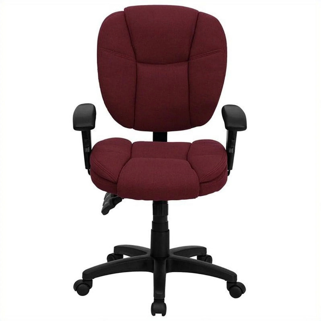 Burgundy Ergonomic Office Chair V353