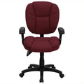 Burgundy Ergonomic Office Chair V353