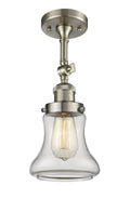 Brushed Satin Nickel LED Semi Flush Mount S9287
