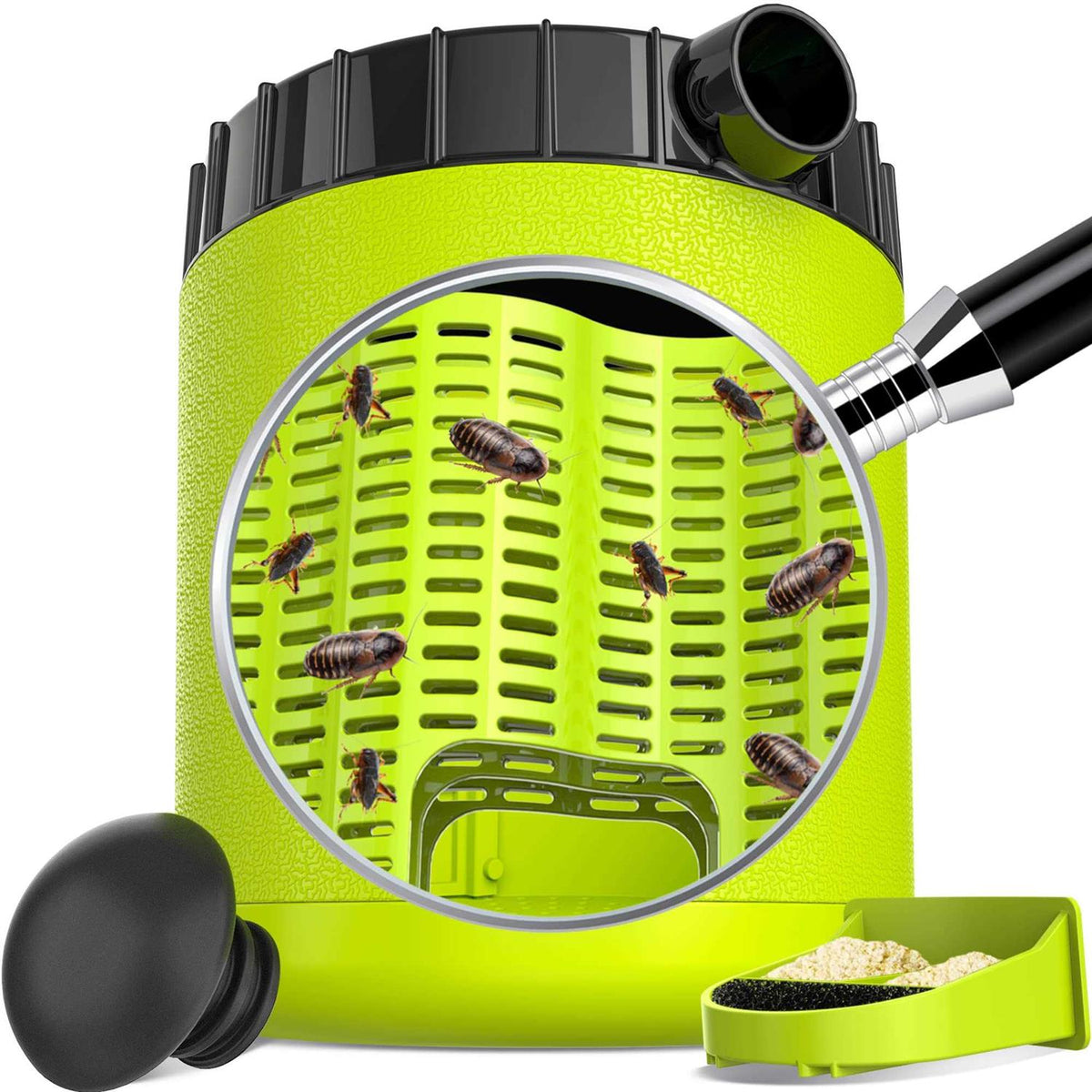 Cricket Keeper Live Worm Organizer Tank with Rubber Seal P60476