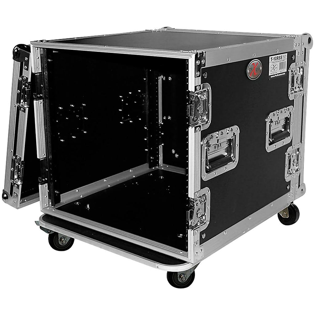 10U Amp Rack Mount Flight Case with Casters G694