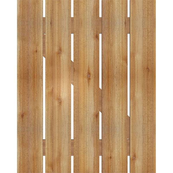 Rough Sawn Western Red Cedar Board-n-Batten Shutters U18021