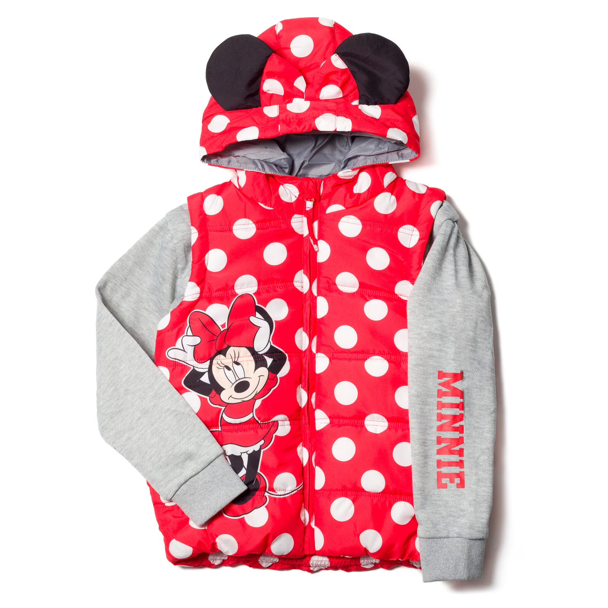 Minnie Mouse Zip Up Vest 2fer Jacket K20231