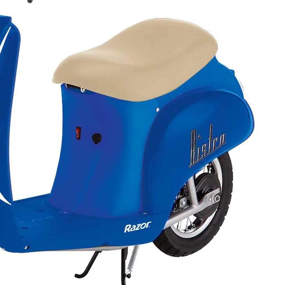 Blue & Red Electric Retro Scooters J104238