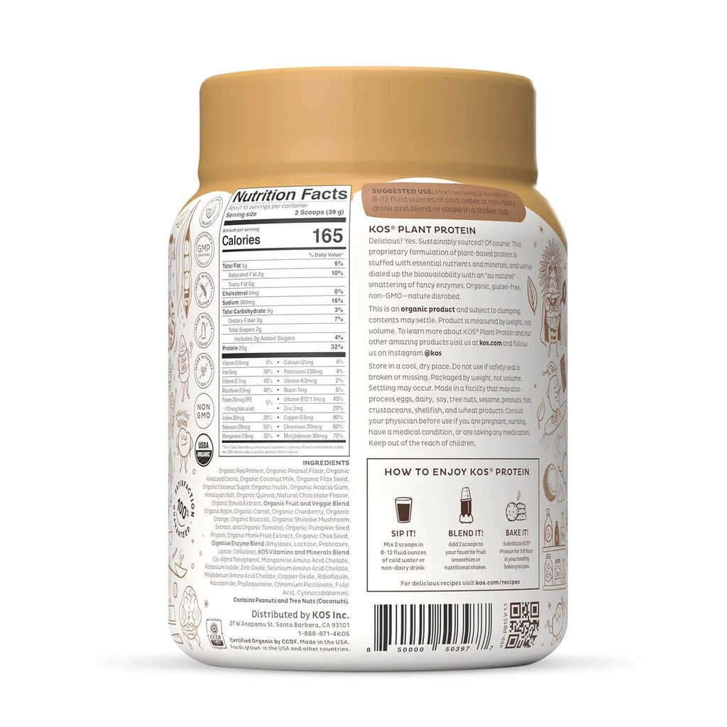 Chocolate Peanut Butter Plant Based Protein Powder S1545