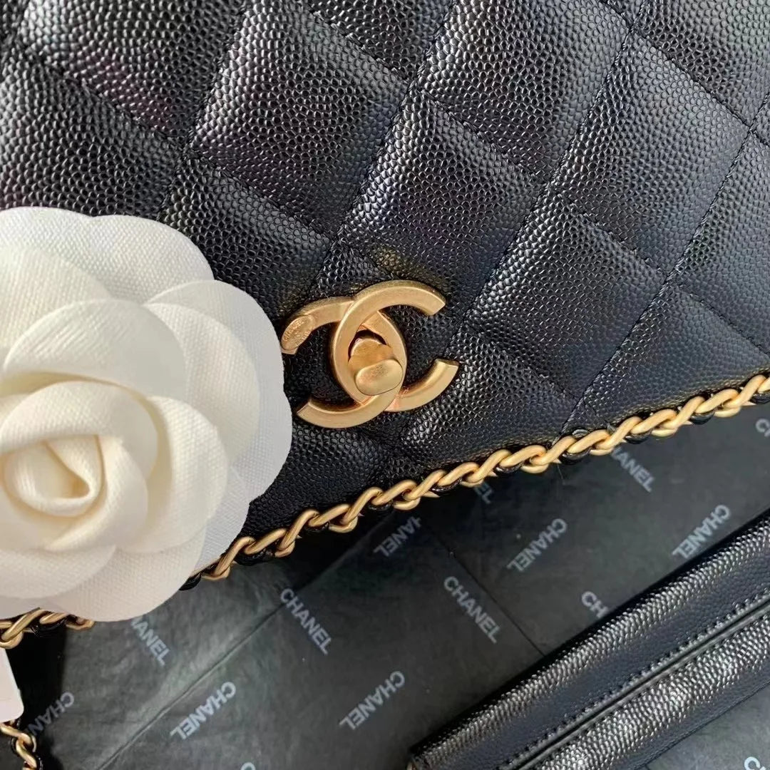 Black Chain Flap Bag O248533