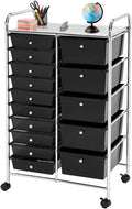15-Drawer Rolling Organizer Cart, Multicolor, Pack of 2 A45821