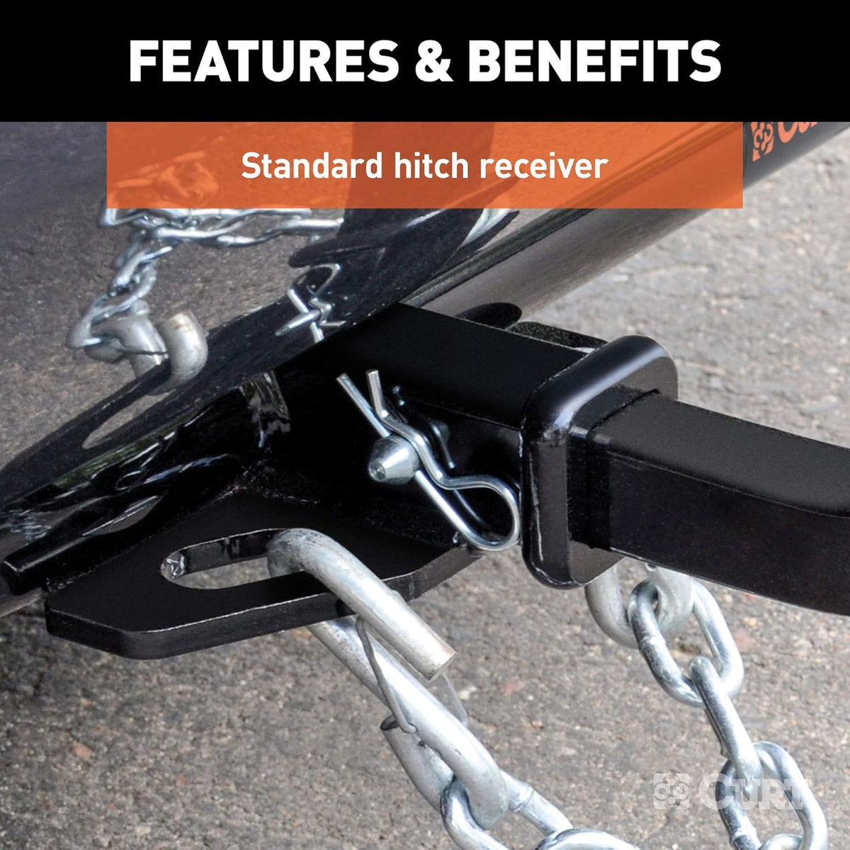 Class 1 Trailer Hitch with Ball Mount, 1-1/4-In Receiver K833