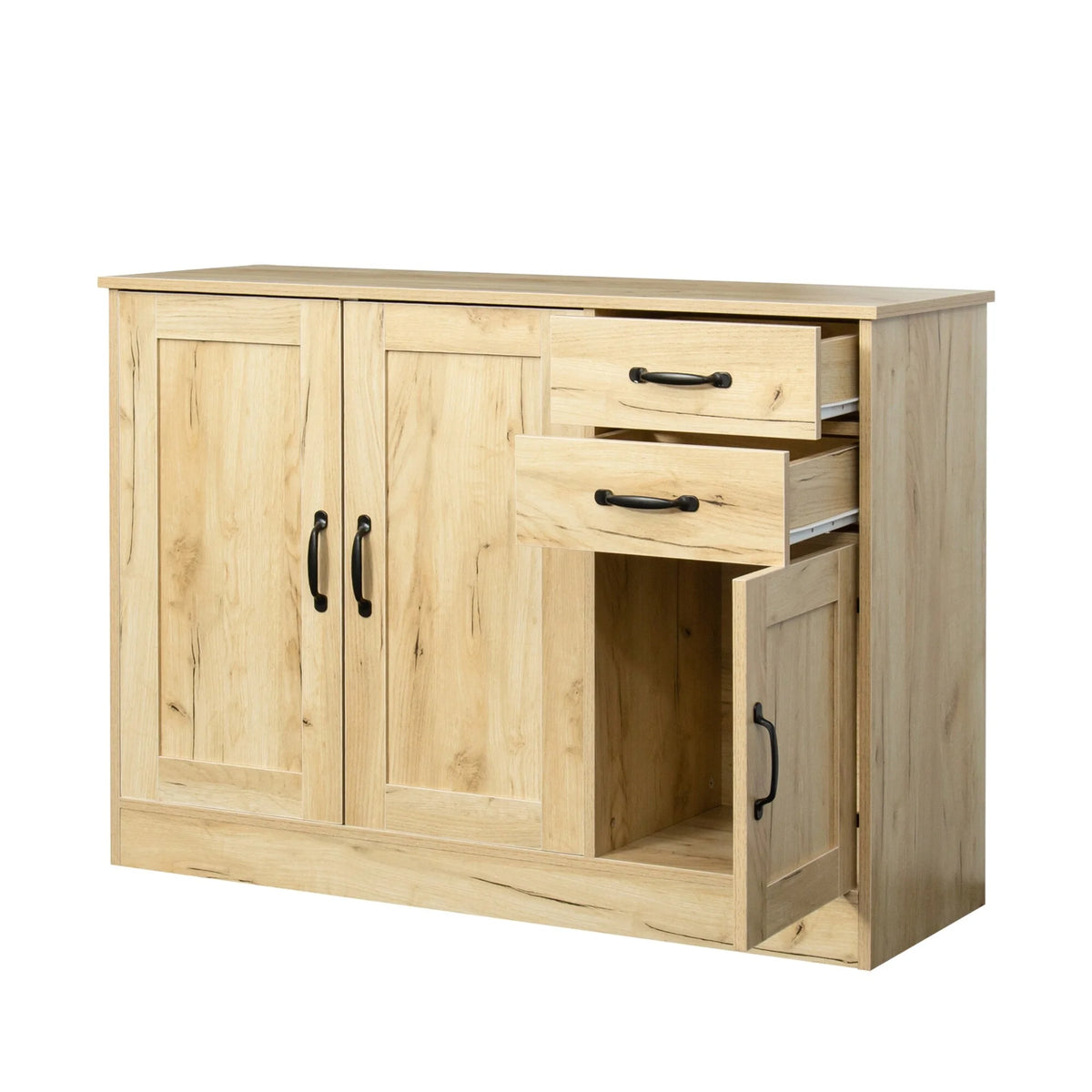 Wood Buffet Sideboard Console Table with 2 Doors O149
