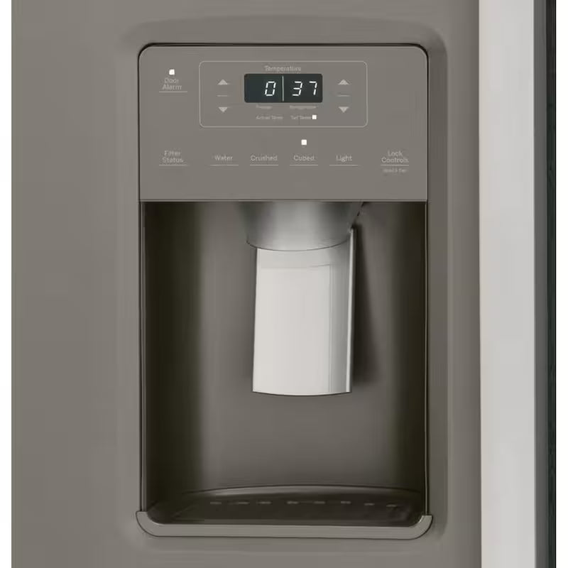 25.3 cu. ft. Side-by-Side Refrigerator in Slate T37640