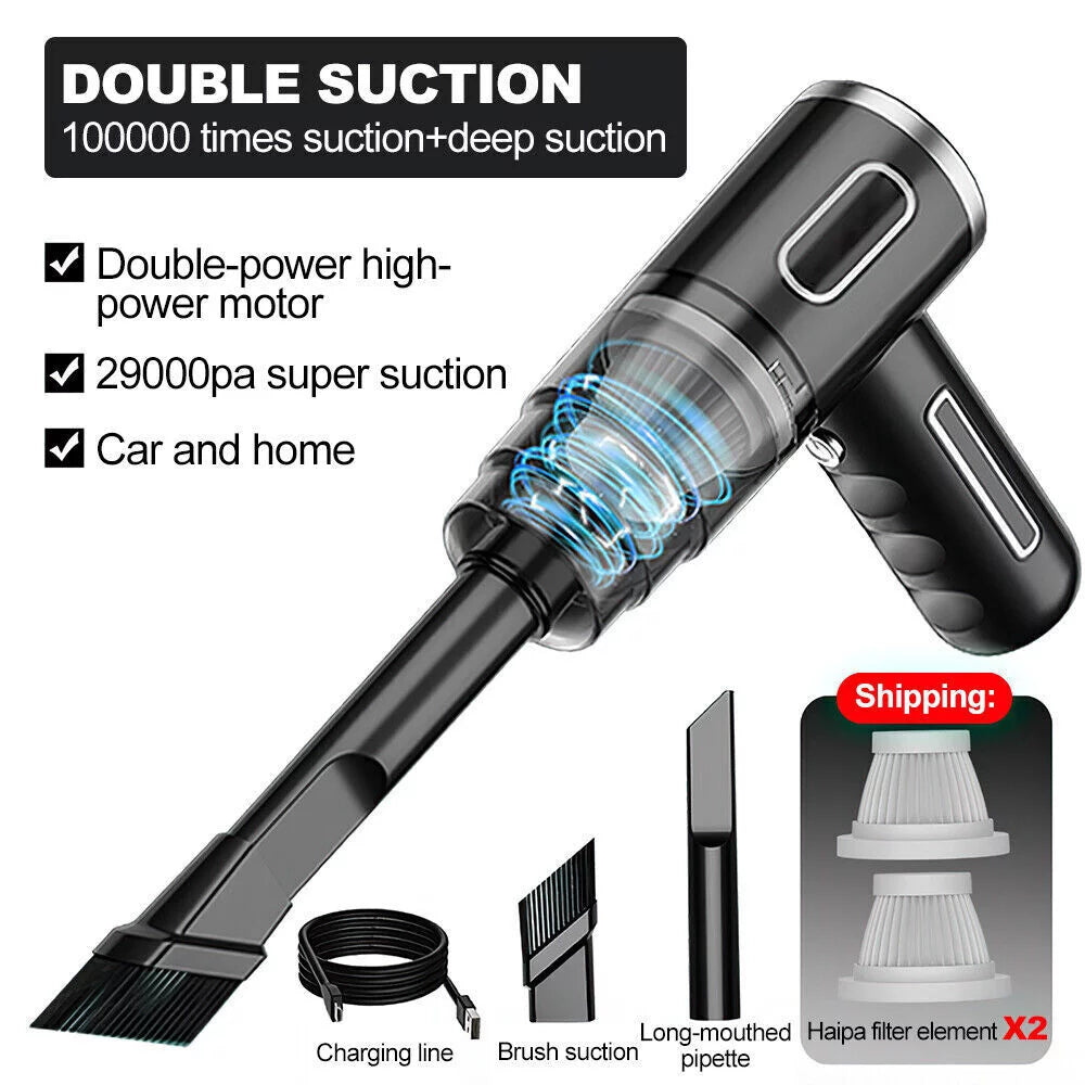 Cordless Wet/Dry Handheld Car Vacuum Cleaner Q81163
