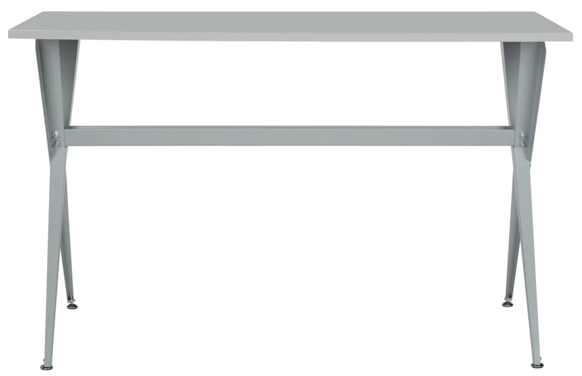 Grey Cross Leg Writing Desk O836