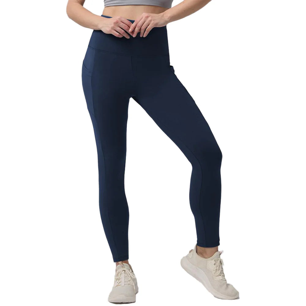High Waisted Wool Lined Pants With Pockets X946