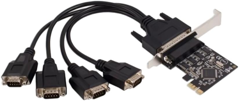 4 Port DB9 Serial RS-232 PCI-e Card O473274