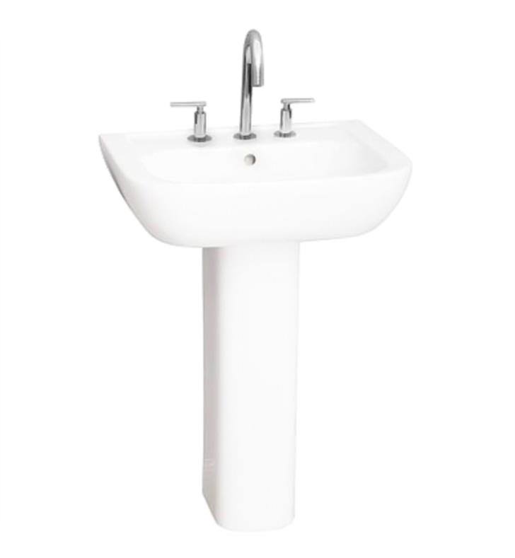 White Pedestal Lavatory J36981