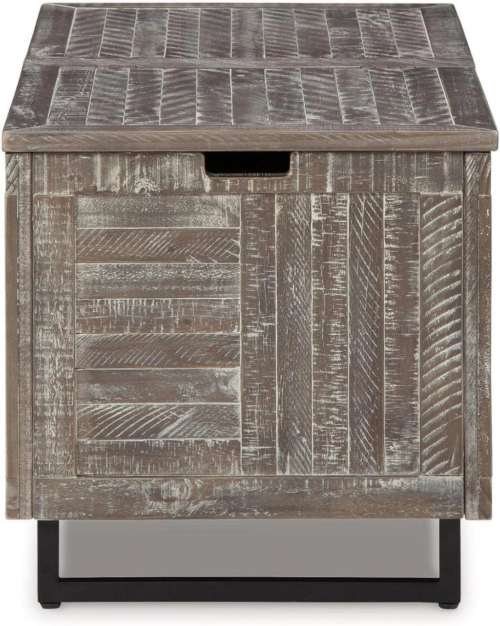 Distressed Gray Storage Trunk or Coffee Table E41616
