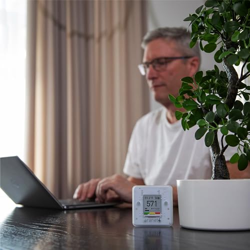 Wireless Indoor Air Quality Monitor with E-Ink Screen D34622