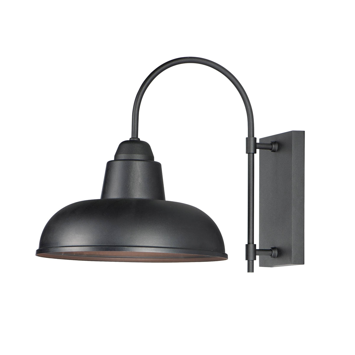 1 Light Black Outdoor Wall Sconce Q2619