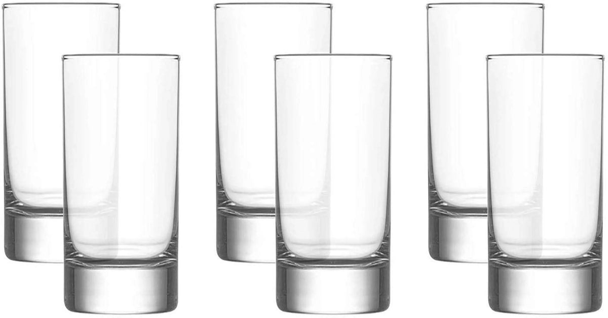 Clear 5 Ounce Juice Glasses Set of 6 M635516