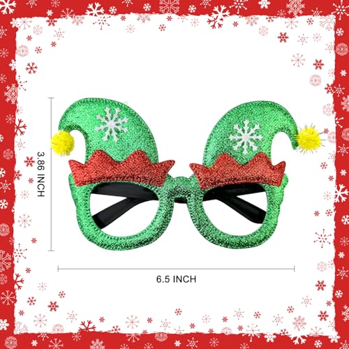 12 Pcs Christmas Glasses Party Favors H391922