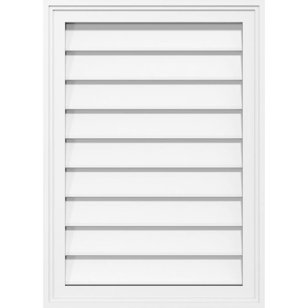 Vertical Surface Mount PVC Gable Vent X524740