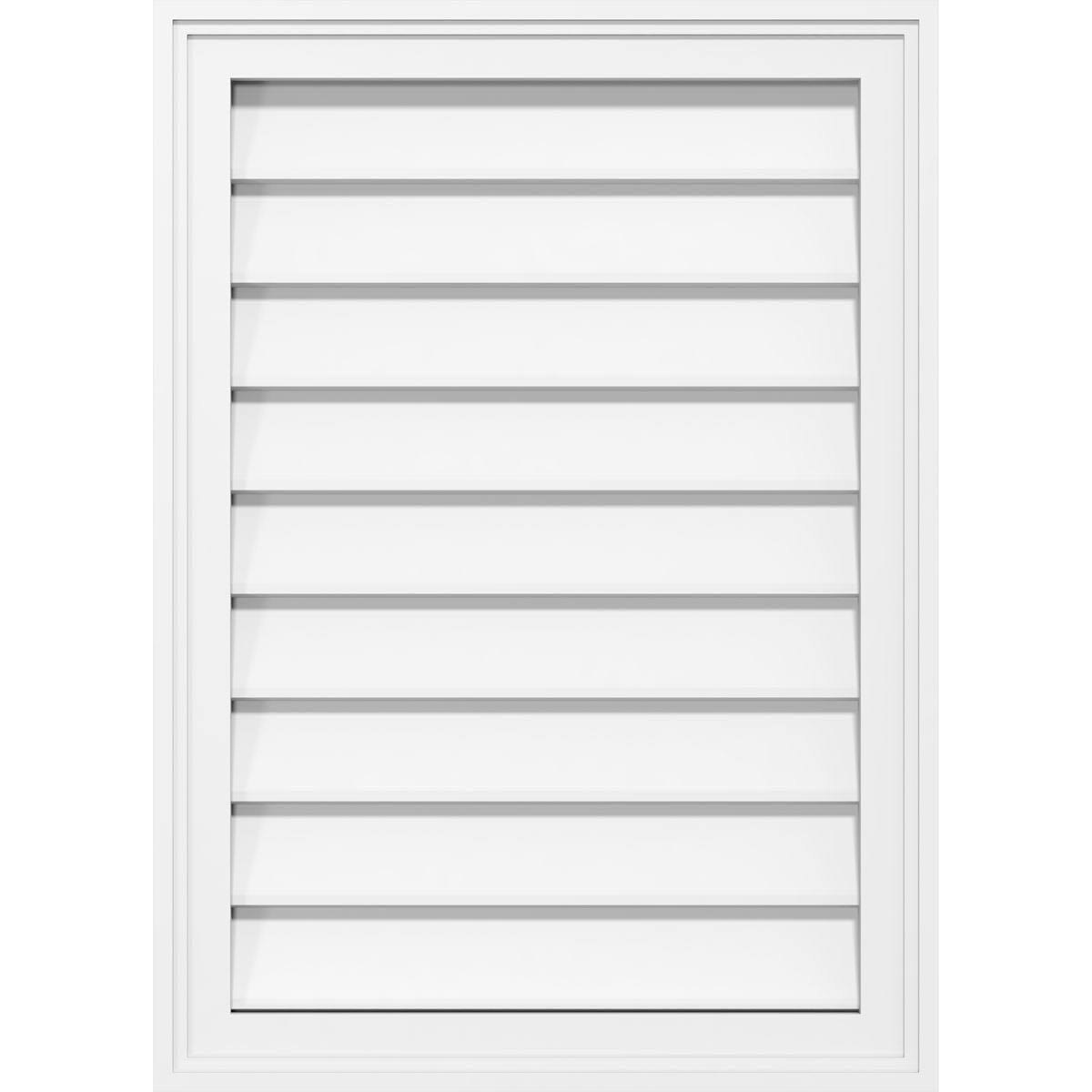 Vertical Surface Mount PVC Gable Vent X524740