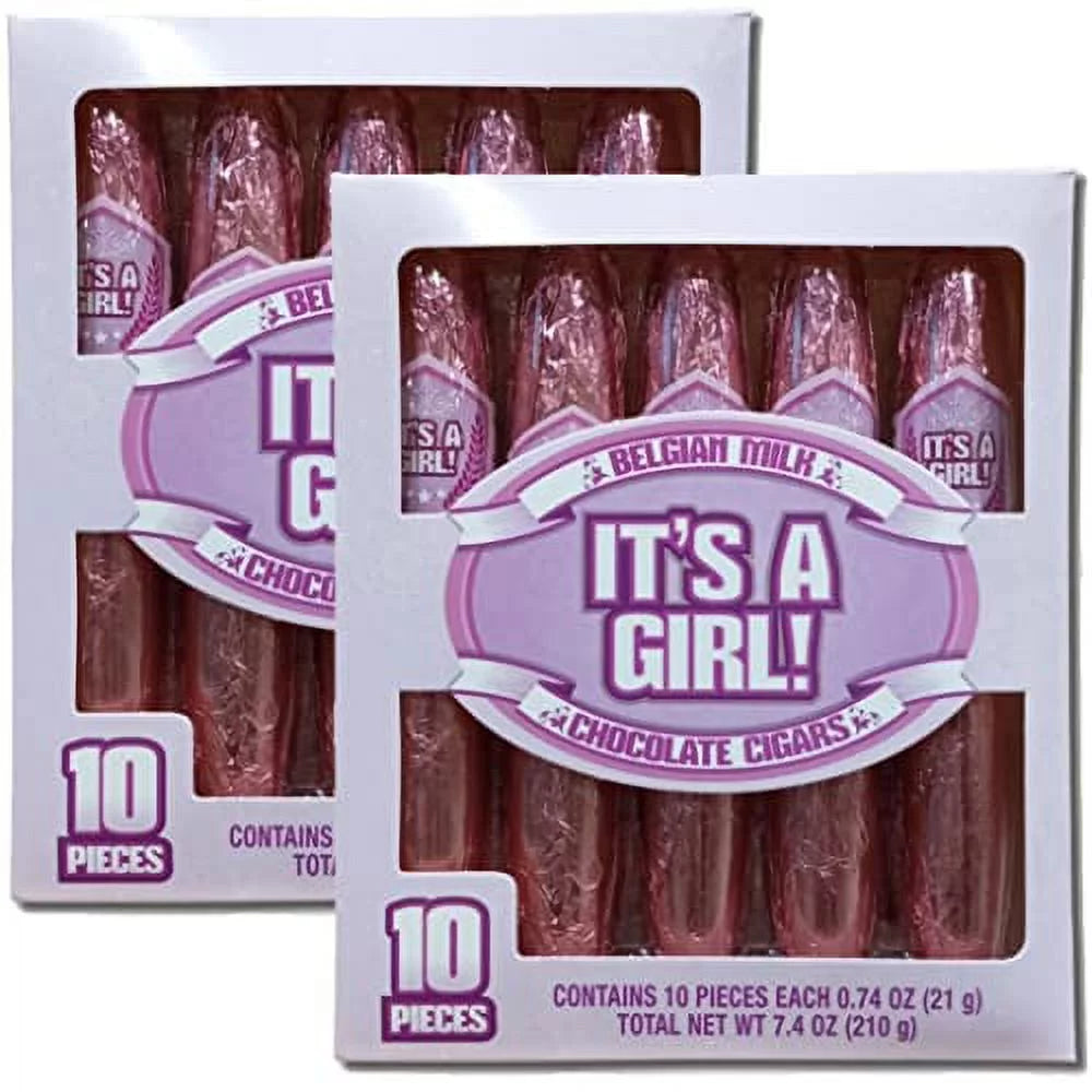 Belgian Milk Chocolate Celebration Sticks Box of 10 Pack of 2 W16695