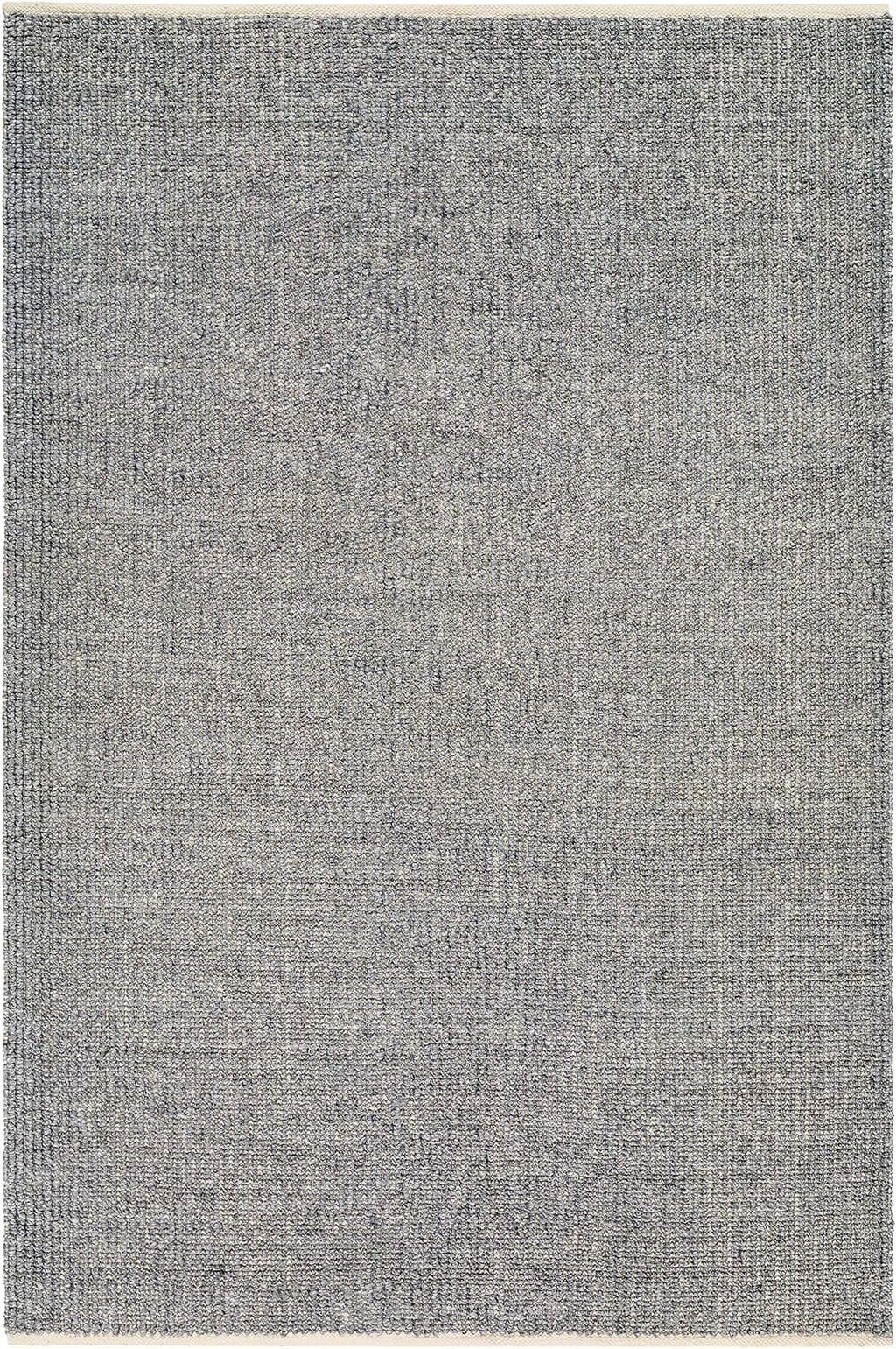 Gray Black 5' X 7'6" Area Rug Y213
