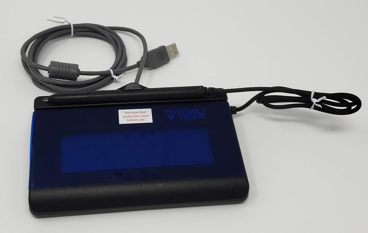 Backlit LCD Signature Capture Pad USB Connection (Renewed) E9193