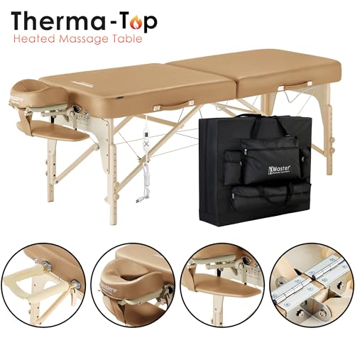 30" Portable Massage Table with Heated Top A416