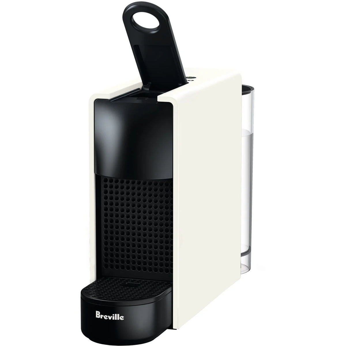 Nespresso Essenza Mini Single-Serve Machine in Pure White and Aeroccino Milk Frother in Black Q67758