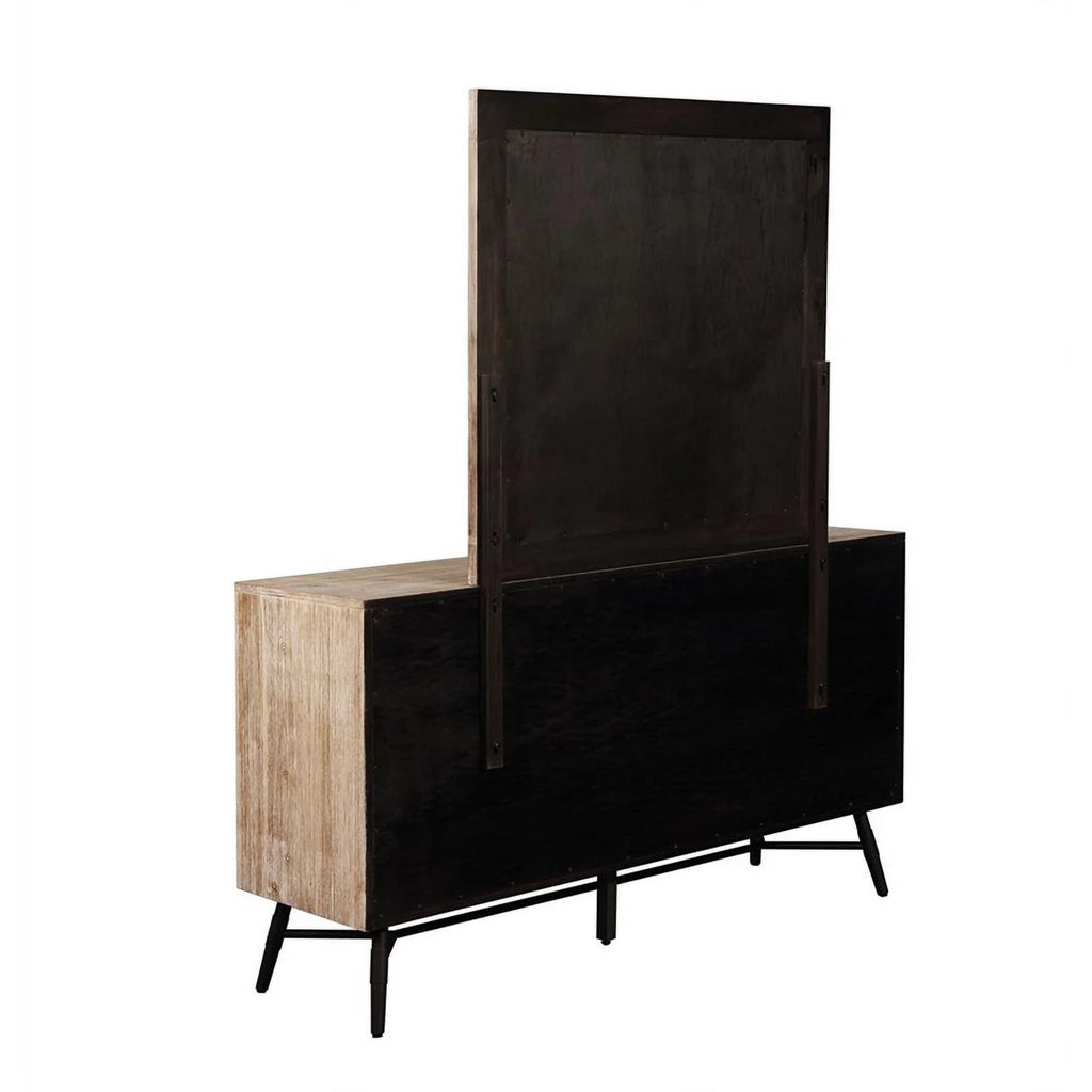 6 Drawer Farmhouse Wood Dresser W175884