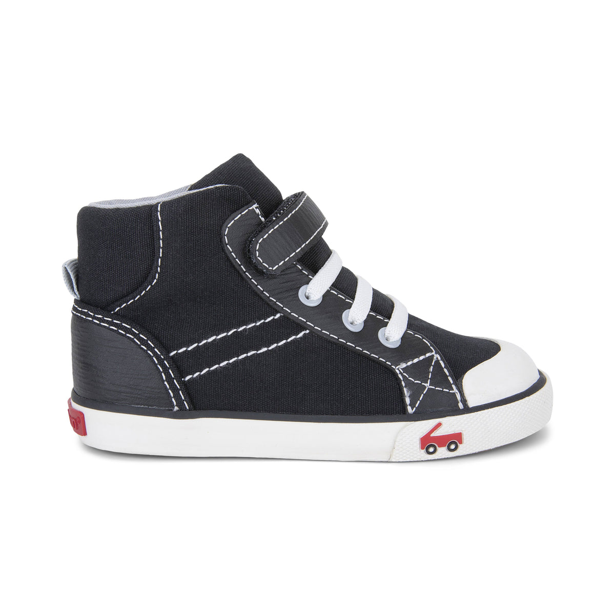 Black High Top Toddler Shoes T47631