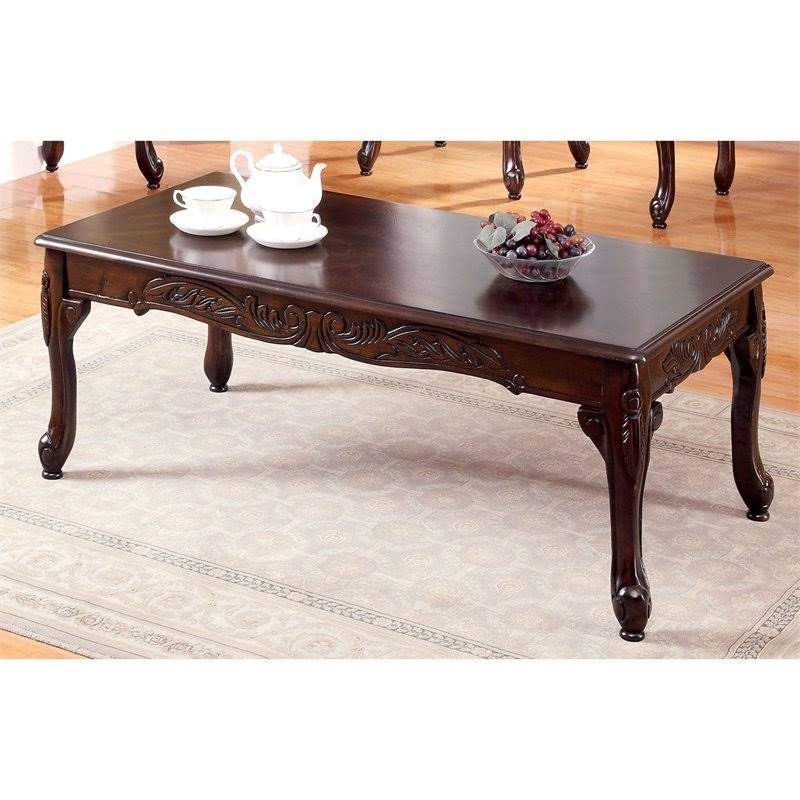 4-Piece Solid Wood Coffee Table Set O7264