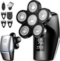 Head Shaver Electric Rechargeable LED Display Waterproof Pack of 2 R83944
