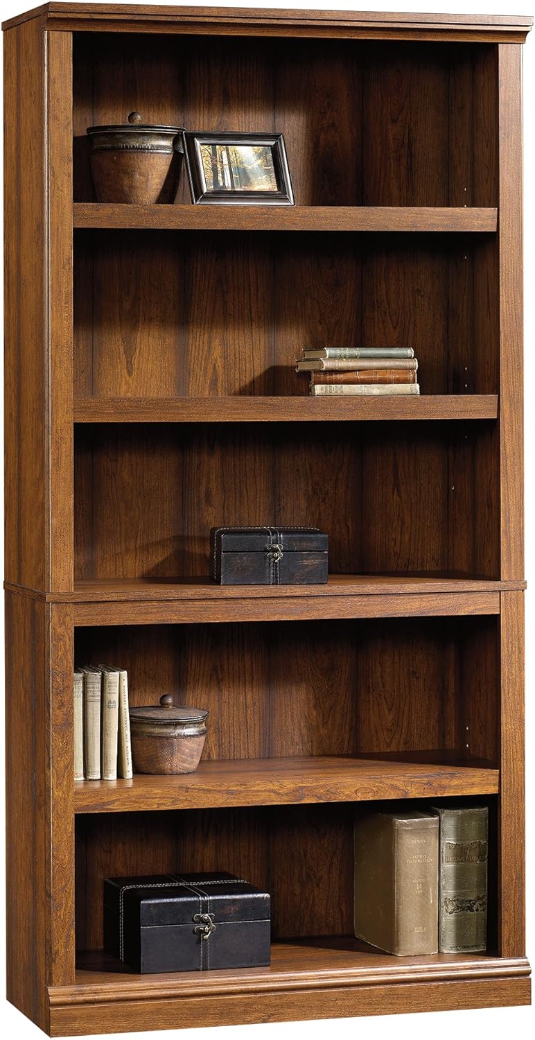 5-Shelf Bookcase, Select Cherry finish M2905