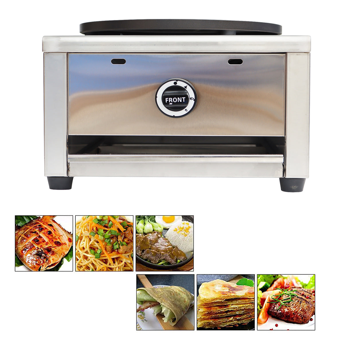 Single Plate Pancake Maker LP Gas Crepes Maker D924760