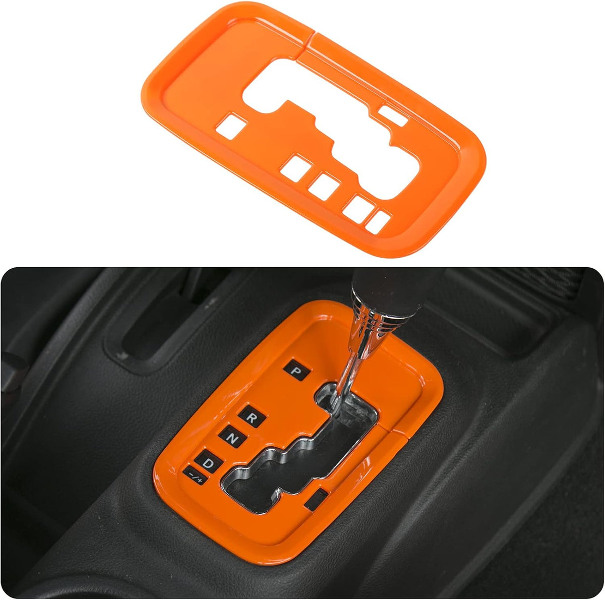 ABS Gear Shift Panel Cover Trim Stickers Car Interior Accessories L30350